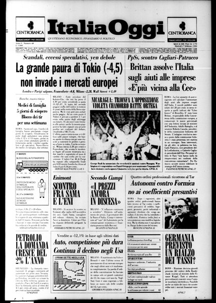 Italia oggi : quotidiano di economia finanza e politica